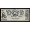 Image 1 : CUVILLIER & SONS. Montreal, Lower Canada, 18_ $5, Cinq Piastres