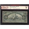 Image 1 : Bank of Hamilton $5, 1909
