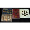 Image 1 : UK Britain 1967-1971, 1967-1971, 1979, 1996 Uncirculated Coin Sets - Lot of 4 Sets