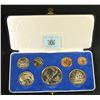 Image 1 : New Zealand Coins Set of 7 Pcs, 1969, Original Box, Cook's Chart 1769-1969
