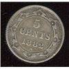 Image 1 : 1882H Newfoundland Five Cents