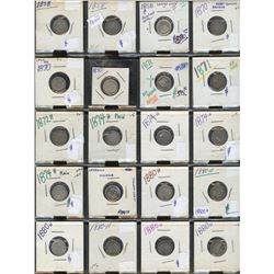 Canada Five Cents - Lot of 111
