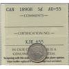 Image 2 : 1890H Five Cents