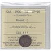 Image 2 : 1900 Five Cents