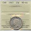 Image 2 : 1945 Twenty-Five Cents