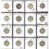 Image 1 : Set of 16 George VI Twenty-Five Cents