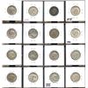 Image 2 : Set of 16 George VI Twenty-Five Cents
