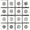 Image 2 : Set of 16 Elizabeth II silver 25c, all different dates, 1953-1968