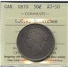 Image 2 : 1870 Fifty Cents