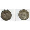 Image 2 : Pair of George VI 50c varieties: 1946 Hoof/6 and 1949 Hoof/9