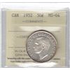Image 2 : 1952 Fifty Cents