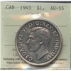 Image 2 : 1945 Silver Dollar