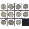 Image 1 : George VI Silver Dollar short set - Lot of 11