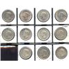 Image 2 : George VI Silver Dollar short set - Lot of 11