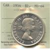 Image 1 : 1954 Silver Dollar