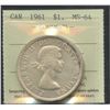 Image 2 : 1961 Silver Dollar