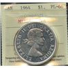 Image 2 : 1964 Silver Dollar - Missing Dot