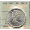 Image 2 : 1967 Silver Dollar