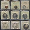 Image 1 : 1964 Canada Lot of Decimal - 9 ICCS Graded Coins with Heavy Cameo