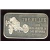 Image 1 : 1974 Indianapolis 500 Winner (The Miller) Fine Silver Art Bar - Mark IV