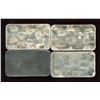 Image 2 : Lot of 4 Jacques Cartier Mint 1oz Silver Bar Collection (TAX Exempt)