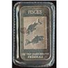 Image 1 : Pisces 1oz Fine Silver Federal Art Bar (Tax Exempt)