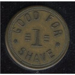 Tobin Token, Br 932a - Good for 1 Shave