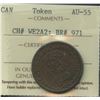 Image 1 : Wellington Lower Canada ½ Penny Token, Br 971
