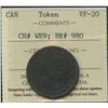 Image 1 : Wellington Lower Canada ½ Penny Token, Br 980.