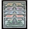 Image 1 : 1937 Bank of Canada $1 - $20 Set of Banknotes