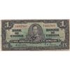 Image 1 : Bank of Canada $1, 1937, HA Narrow Panel