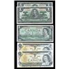 Image 1 : Bank of Canada $1 Collection of 6 Notes