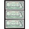 Image 1 : Bank of Canada $1, 1954 - Lot of 3 Consecutive Replacement Notes