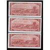 Image 2 : Bank of Canada $2, 1954 - Lot of 3 Consecutive Replacement Notes