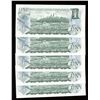 Image 2 : Bank of Canada $1, 1973 - Lot of 5 Replacement Notes