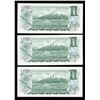 Image 2 : Bank of Canada $1, 1973 - Lot of 3 Replacement Notes
