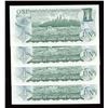 Image 2 : Bank of Canada $1, 1973 - Lot of 4 Replacement Notes
