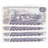 Image 2 : Bank of Canada $10, 1971 FDC 4 note lot