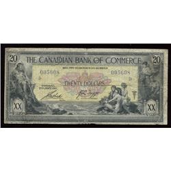 1917 Canadian Bank of Commerce $20