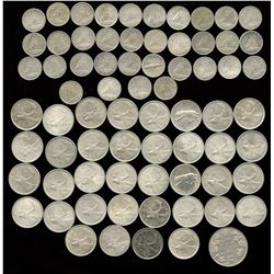 Canadian Coin Collection of Mainly Dimes & Quarters