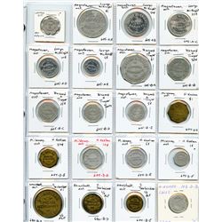 Lot of Twenty Eight Ontario Tokens.