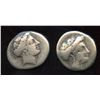 Image 1 : EUBOIA, Chalkis. 340-294 BC. AR Drachm. Lot of 2