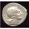 Image 1 : Roman Republic -  L. Rutilius Flaccus. 77 BC. AR Denarius