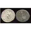 Image 2 : Roman Imperial - Severan Emperors (193-235 AD). AR Denarius. Lot of 2