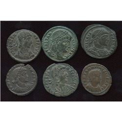 Roman Imperial - Constantinian Dynasty Group, Better Grades. Lot of 6