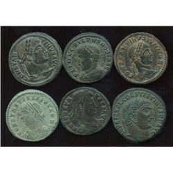 Roman Imperial - Constantinian Dynasty Group, Better Grades. Lot of 6