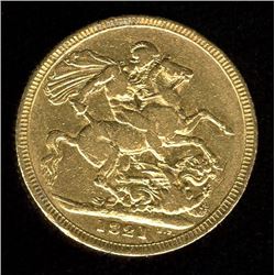 Great Britain Gold Sovereign, 1821