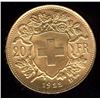 Image 1 : Switzerland 20 Francs Gold Coin, 1922