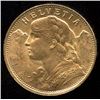 Image 2 : Switzerland 20 Francs Gold Coin, 1922