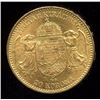 Image 2 : Hungary 20 Korona Gold Coin, 1895